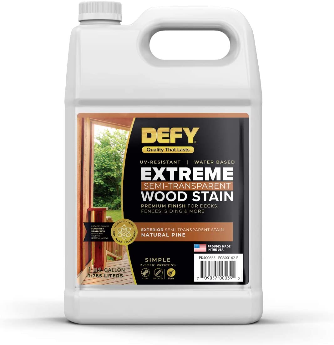 DEFY Extreme 1 Gallon Semi-Transparent Exterior Wood Stain review