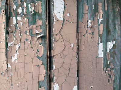 paint being removed from wood