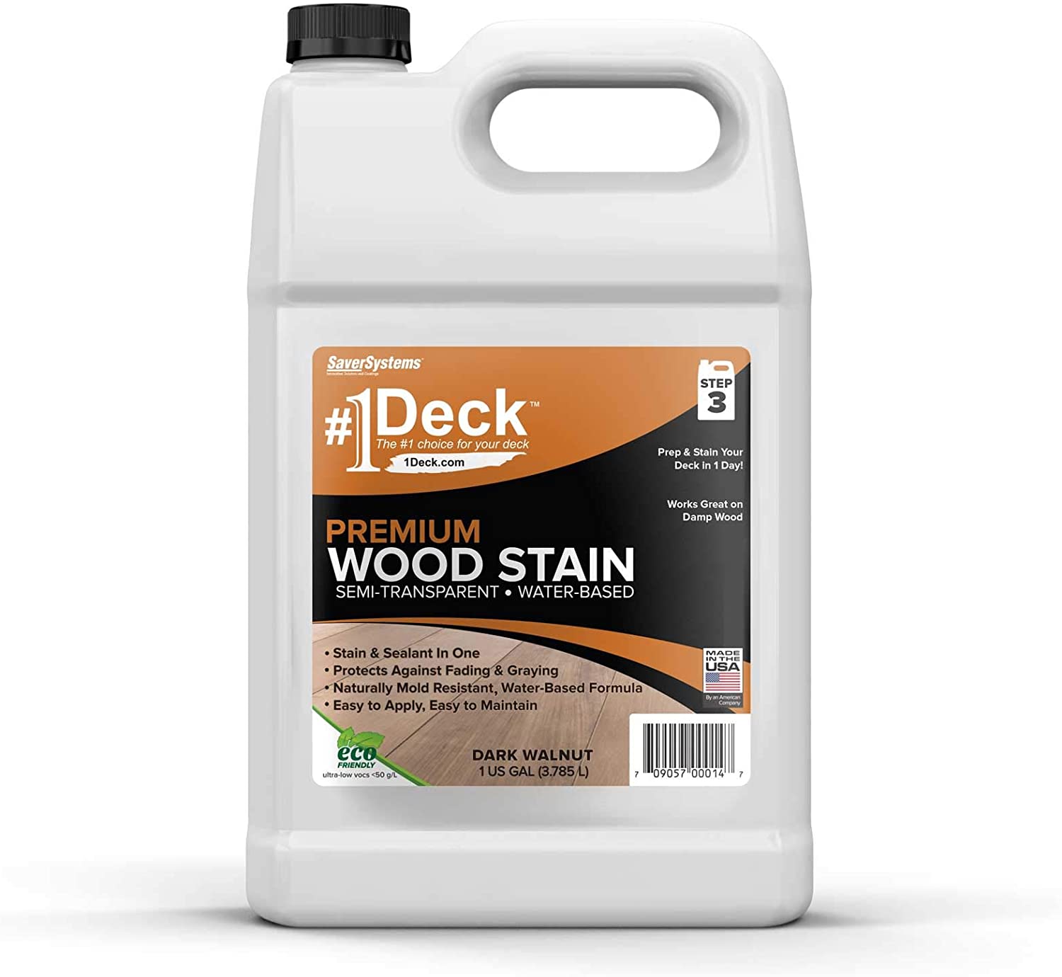 #1 Deck Premium Semi-Transparent Wood Stain for Decks review