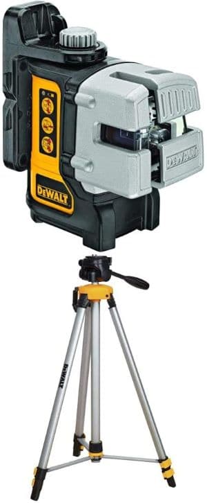 DEWALT DW089K Self Leveling 3 Beam Line Laser, Black with DW0881T Laser Tripod review