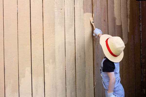 painting pressure treated boards